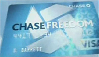 Chase Freedom swastika credit card